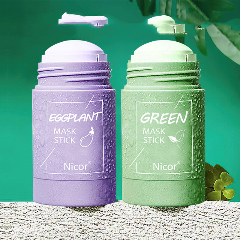 Green Tea & Eggplant Clay Stick Mask for All Skin Types - BiBa Beauty