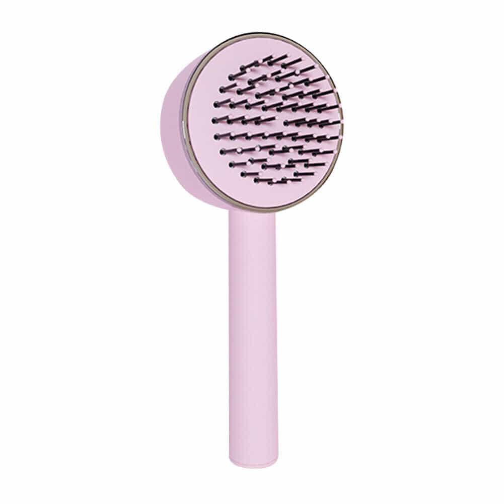Self Cleaning Hair Brush | Easy Detangling & Massage - BiBa Beauty