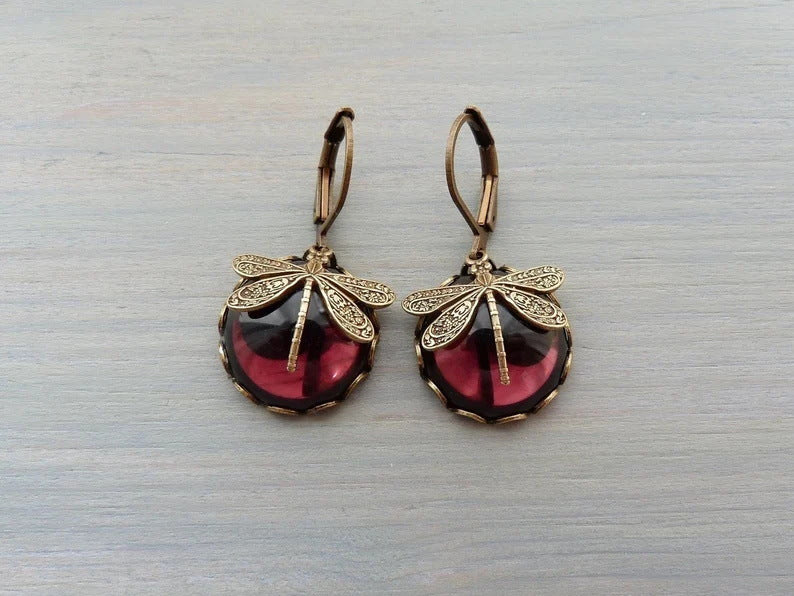 Women's Earrings Hanging Moonstone - BiBa Beauty