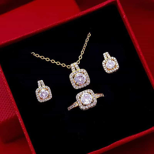 Fashion Jewelry Zircon Set - BiBa Beauty