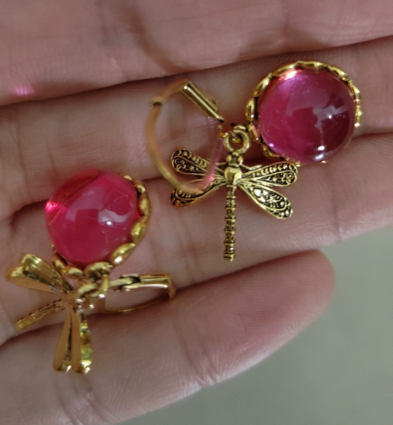 Women's Earrings Hanging Moonstone - BiBa Beauty