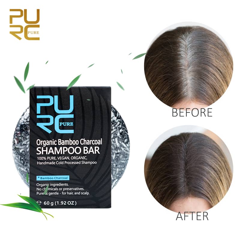Bamboo Charcoal Shampoo Hair Shampoo beauty Damaged Hair # BiBa Store