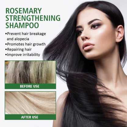 Rosemary Natural Shampoo Curling Iron Damaged Hair BiBa Store