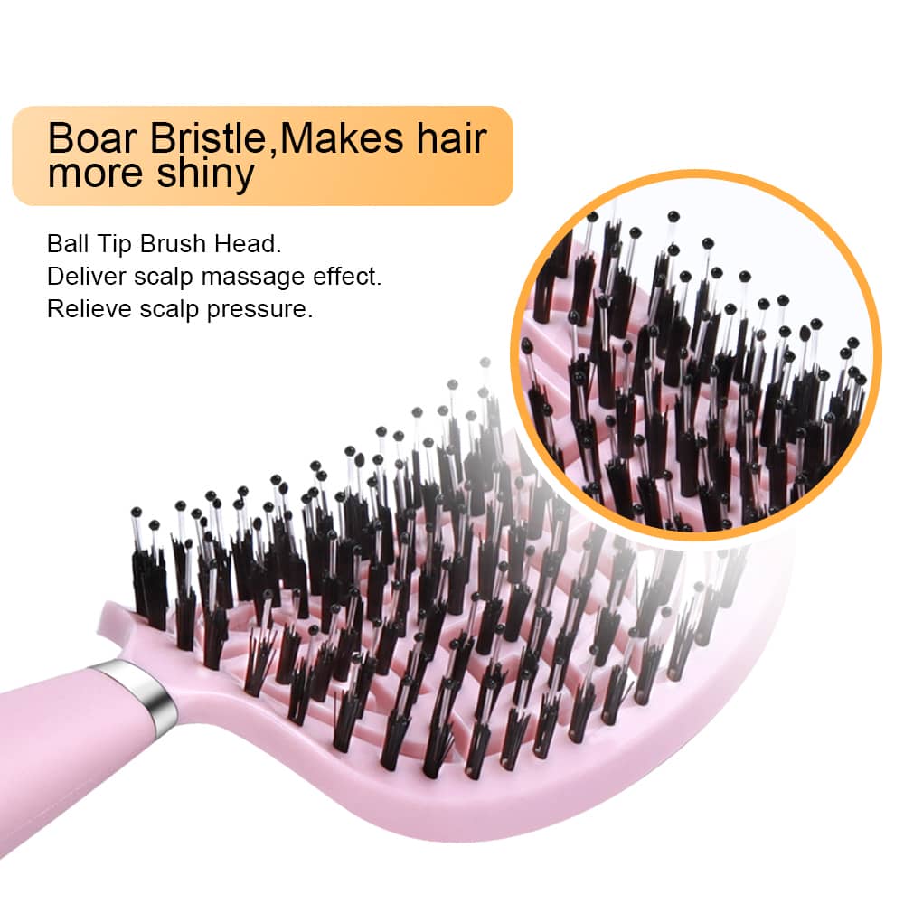 Sindax Organic Hair Brush. Curling Iron Damaged Hair BiBa Store