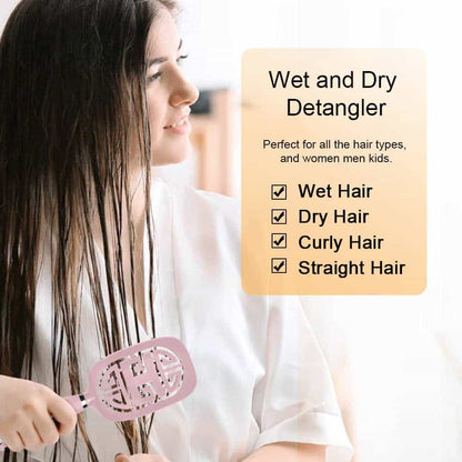 Sindax Organic Hair Brush. Curling Iron Damaged Hair BiBa Store