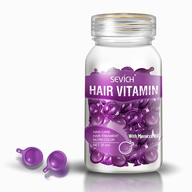 Vitamin Keratin Capsule - Hair Oil Curling Iron Damaged Hair BiBa Store